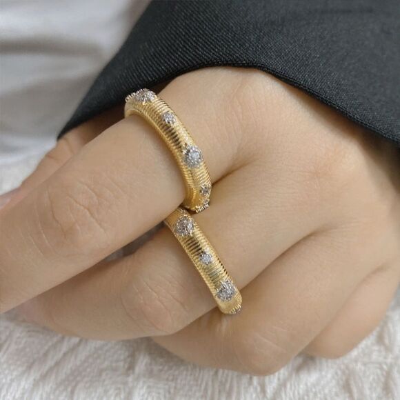 Diamond ring M1077 - Picture 1 of 5